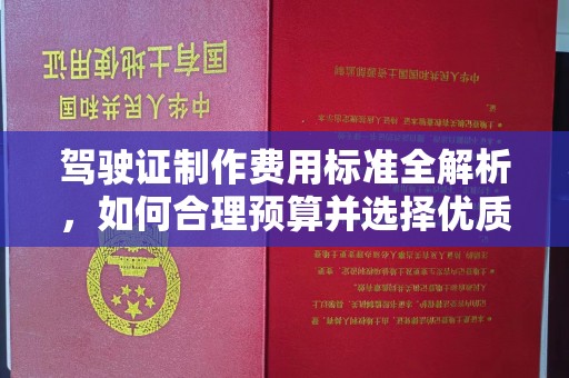 靖州驾驶证制作费用标准全解析，如何合理预算并选择优质服务？