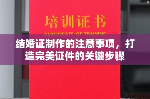靖州结婚证制作的注意事项，打造完美证件的关键步骤