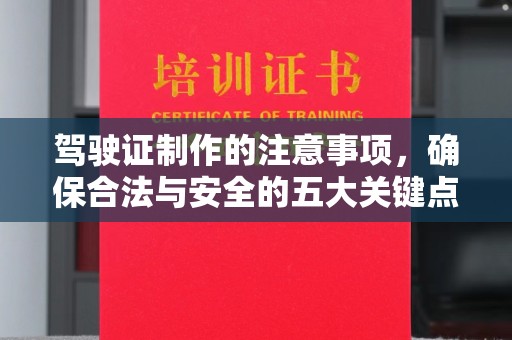 靖州驾驶证制作的注意事项，确保合法与安全的五大关键点