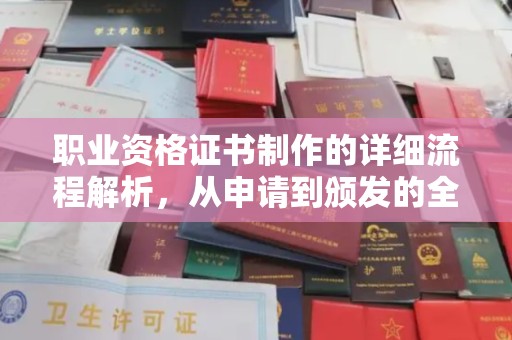 靖州职业资格证书制作的详细流程解析，从申请到颁发的全方位指南