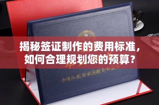靖州揭秘签证制作的费用标准，如何合理规划您的预算？
