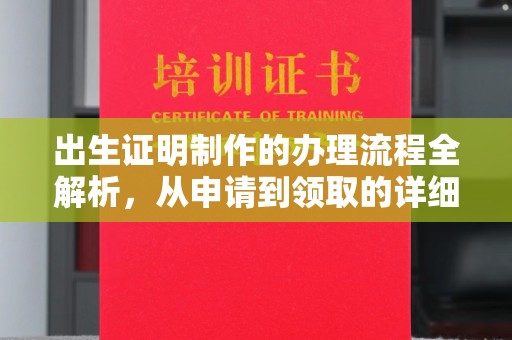 靖州出生证明制作的办理流程全解析，从申请到领取的详细指南