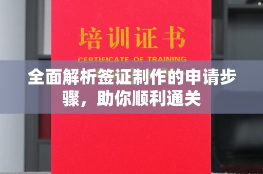 靖州全面解析签证制作的申请步骤，助你顺利通关
