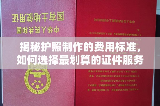 靖州揭秘护照制作的费用标准，如何选择最划算的证件服务？