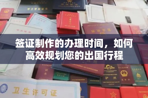 靖州签证制作的办理时间，如何高效规划您的出国行程